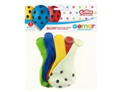 BALON PREM.5SZT.PILKA NOZNA 6194