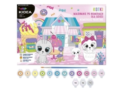 OBRAZ MALOWANIE PO NUMERACH KOTKI 1782