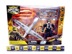 ZESTAW WOJSKOWY W PUDELKU 4996