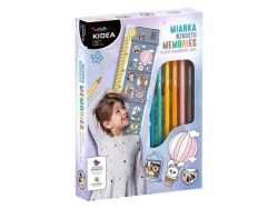 MIARKA WZROSTU Z NAKLEJKAMI+KREDKI 0187