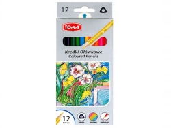 KREDKI OLOWKOWE 12KOL TROJKAT. TOMA 4827