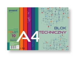 BLOK TECHNICZNY A4 KOLOR 250G 3321