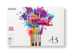 BLOK RYSUNKOWY A3 KOLOR 80G 9781