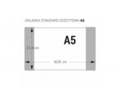 OKLADKA A5 ZESZYT OP 10SZT 9480