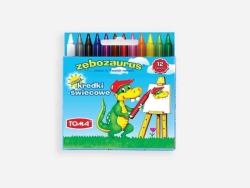 KREDKI SWIECOWE ZEBOZAURUS 12SZT 8824