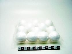 KULA STYROPIANOWA 80MM 12SZT 2866