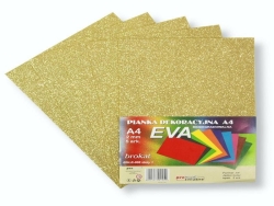 PIANKA EVA BROKAT A4 ZLOTA 1050