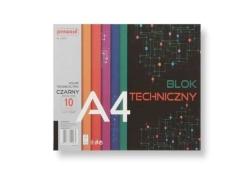 BLOK TECHNICZNY A4 CZARNY 180G 1982