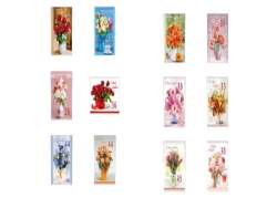 KARNET B6SC WYMIEN.CYFRA KWIATY 4380