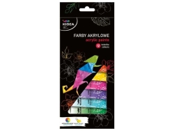FARBY AKRYLOWE 12KOL 12ML KIDEA 6578