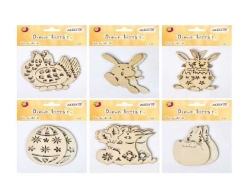 DREWNOKSZTALTY WIELKANOC 9CM 2SZT. 9916