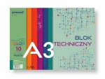 BLOK TECHNICZNY A3 KOLOR 250G 3369