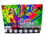 ZESZYT PAPIEROW KOLOR. WYCINANKA A4 4417