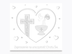 ZAPROSZENIA KWADRAT CHRZEST ZKW 9636