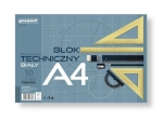 BLOK TECHNICZNY A4 BIALY 250G 3307