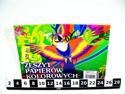 ZESZYT PAPIEROW KOLOR.WYCINANKA A5 4400