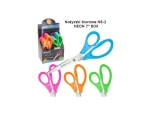NOZYCZKI BIUROWE NEON 7" BOX 0287