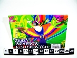 ZESZYT PAPIEROW KOLOR.WYCINANKA A5 4400